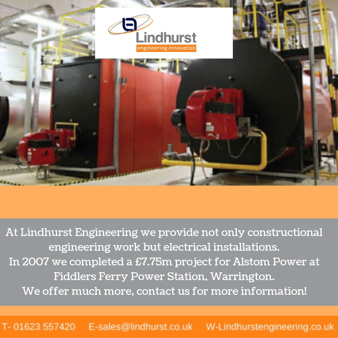 Throughout our history we’ve gone from strength to strength, gaining broad multimarket experience &amp; extending our portfolio to include a wide range of #mechanical &amp; #electrical services. 

For examples of our diverse portfolio check out our website lindhurstengineering.co.uk 
#LHEng