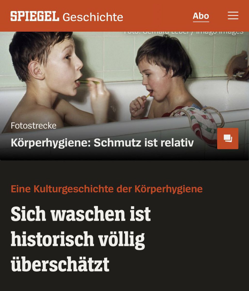drjdvalentin's tweet photo. Beatrix_vStorch: Unter meinem vorherigen Tweet kommentieren viele Linksgrüne, dass Duschen ja gar nicht so wichtig sei. Auch der SPIEGEL ist der Meinung, dass Körperhygiene "überschätzt" wird. Es hat schon einen Grund, weshalb #versifft oft als Adjektiv … https://t.co/McntPSqcV4