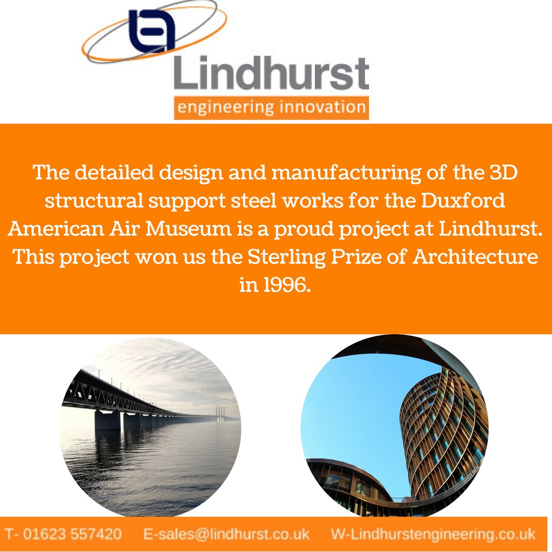 We may be an engineering company but with our wide range of innovative projects we have won awards in different fields, including the Sterling Prize for Architecture! 

Check out our diverse portfolio at our website lindhurstengineering.co.uk

#LHEng #innovative #engineering