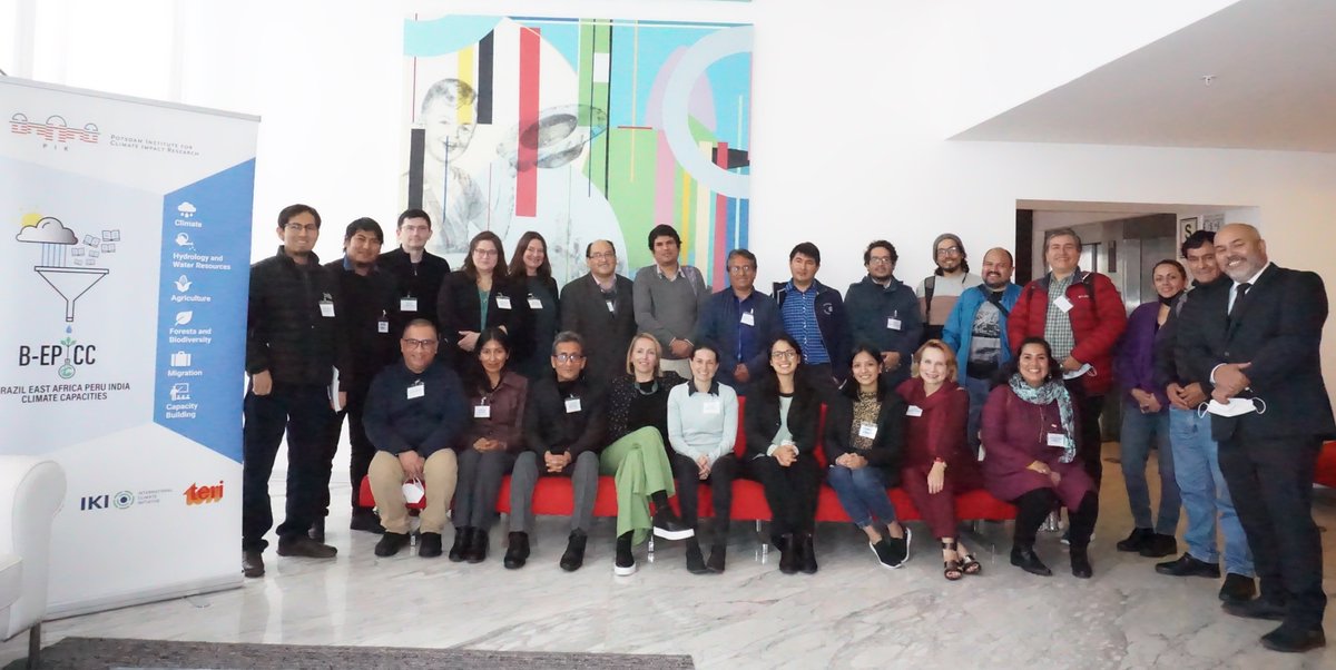EpiccPik's tweet photo. Impressions from 3 intensive days of training on climate services in #Lima. Thanks to all participants for interactive discussions on climate, water and biodiversity research, ideas on migration guidelines and feedback on our visualization work. @PIK_Climate @iki_germany https://t.co/nnkQC4Gifc