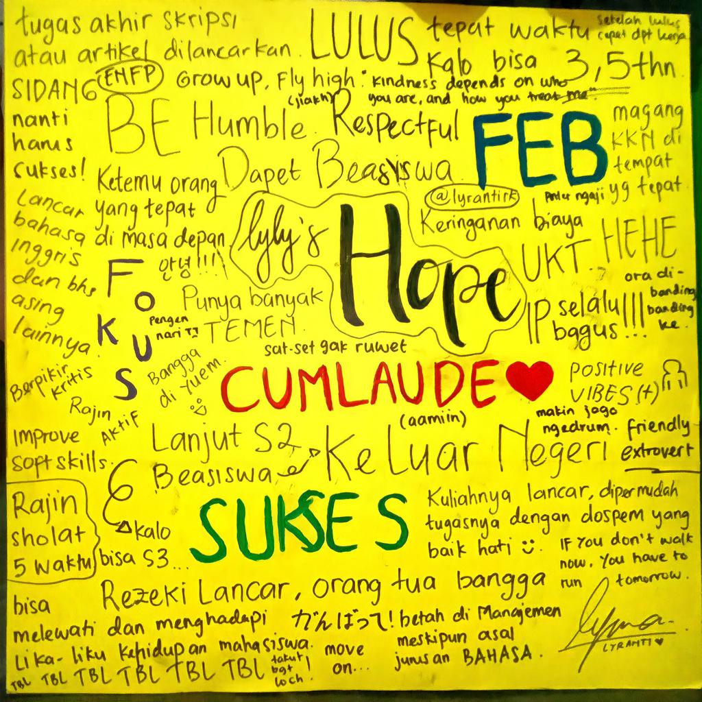 harapan-harapan yang semoga bukan cuma harapan palsu. semangat!

#UniversitasNegeriMalang #PKKMBUM2022 #mahasantuy #laskardewantaramuda   #AbhiprayaAbhyaktaJagaddhita #Day5pkkmbum2022

<a href="/UM_1954/">Universitas Negeri Malang - UM</a> <a href="/BEMUMOfficial/">BEM UM</a>