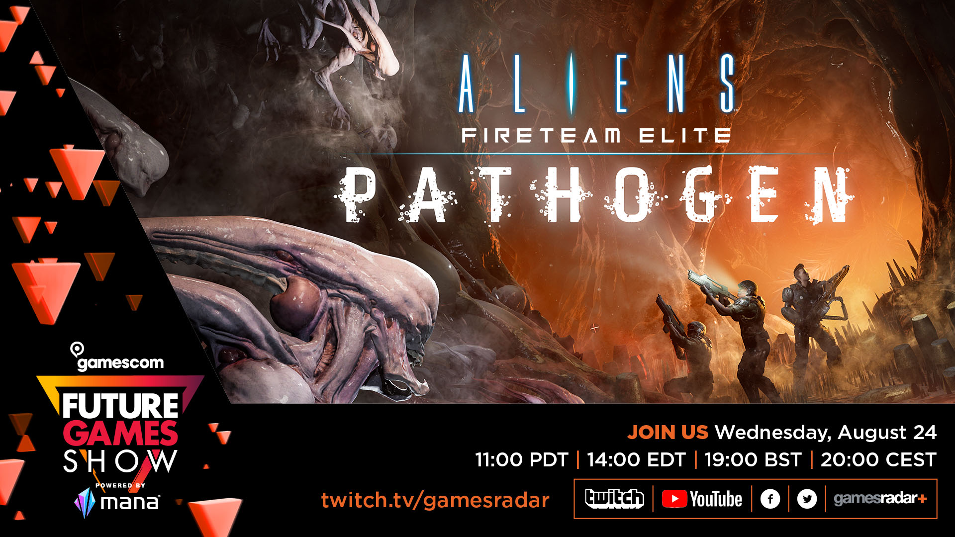 Aliens: Fireteam Elite on Twitter: "Tune in to the Gamescom Future