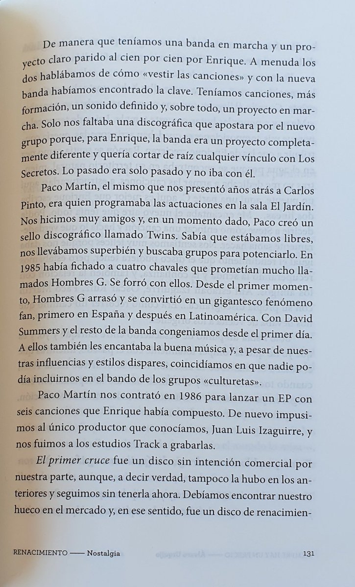 joanpe1980's tweet photo. @DavidSummersHG ,un extracto del libro "Siempre hay un precio" de Álvaro Urquijo,cuando @los_secretos y @HombresG coincidieron en el https://t.co/GJYOMAHWRp un libro que engancha bastante https://t.co/VUmdC0eEb7