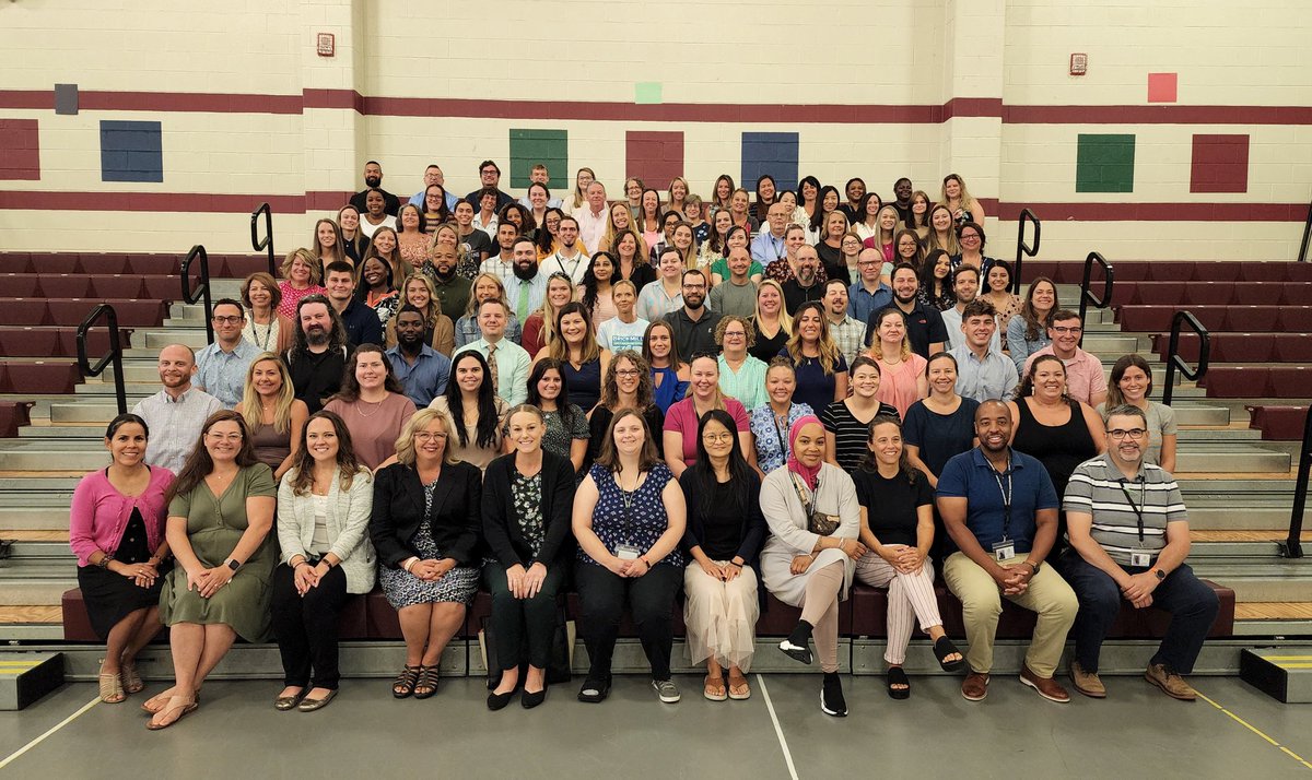 Say hello to the newest members of the Appoquinimink School District family. 
#NewTeacherOrientation #AppoSchools