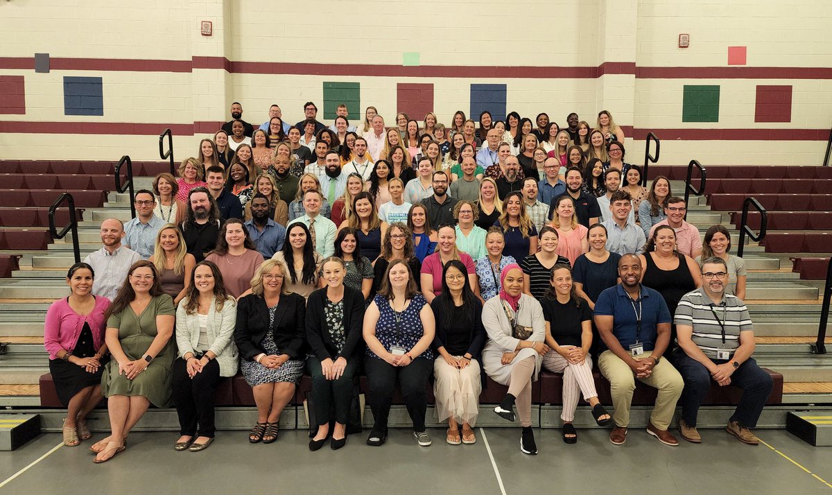 Say hello to the newest members of the Appoquinimink School District family. #NewTeacherOrientation #AppoSchools