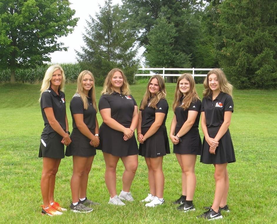 mrsmindynewell's tweet photo. Lady Ram Golf 🧡🖤🐏⛳️ #highschoolgirlsgolf https://t.co/opLobK2gaD