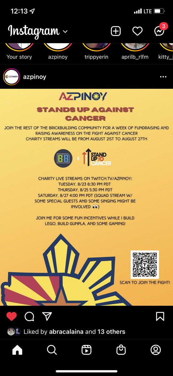 ronw3asley's tweet photo. Alright W3asanators, letโs show some major support to a VERY noble cause! Go check out the streams at the times listed below and support the cause!
@AZpinoy
#Twitch #streamer #cancer #lego #standupagainstcancer https://t.co/yhOjTxgCb6