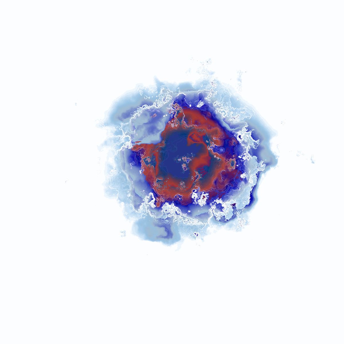 generattiv's tweet photo. Distortions
Displacing a circle, its edges and everything up to the absolute bounds | Created using TouchDesigner
#touchdesignerworkshop #touchdesigner
#touchdesignerlearning #genart
#genartclub #mathart #circle #circles
#digitalart #generativeartist #design
#abstract https://t.co/TTSaw83MYA