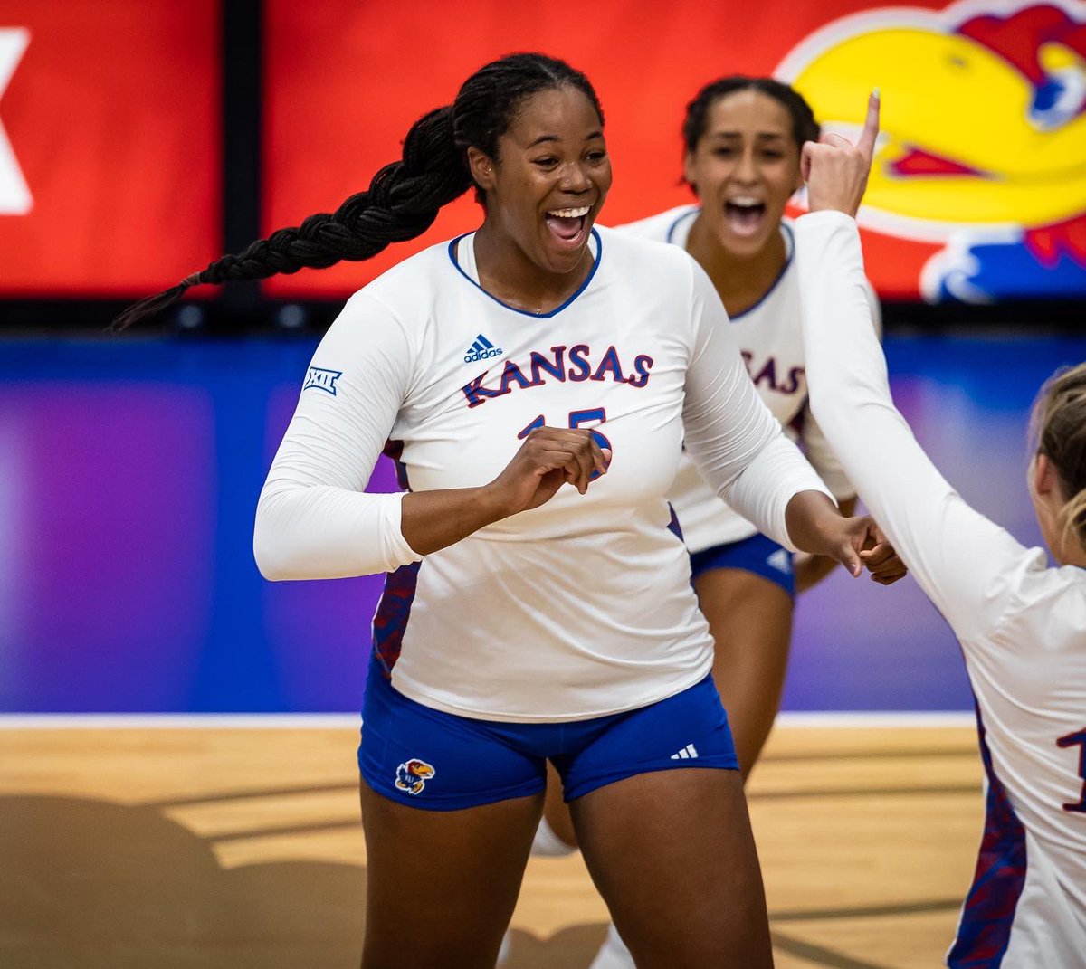KUVolleyball's tweet photo. It’s about that time 🤭

#RockChalk | #KUVB https://t.co/xwr4Gj12B0
