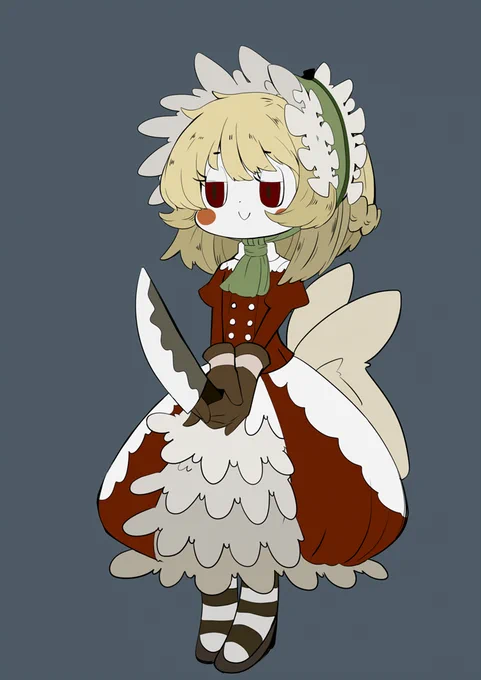 絵柄変える練習 もうちょっとカートゥーン寄りにしたいが 