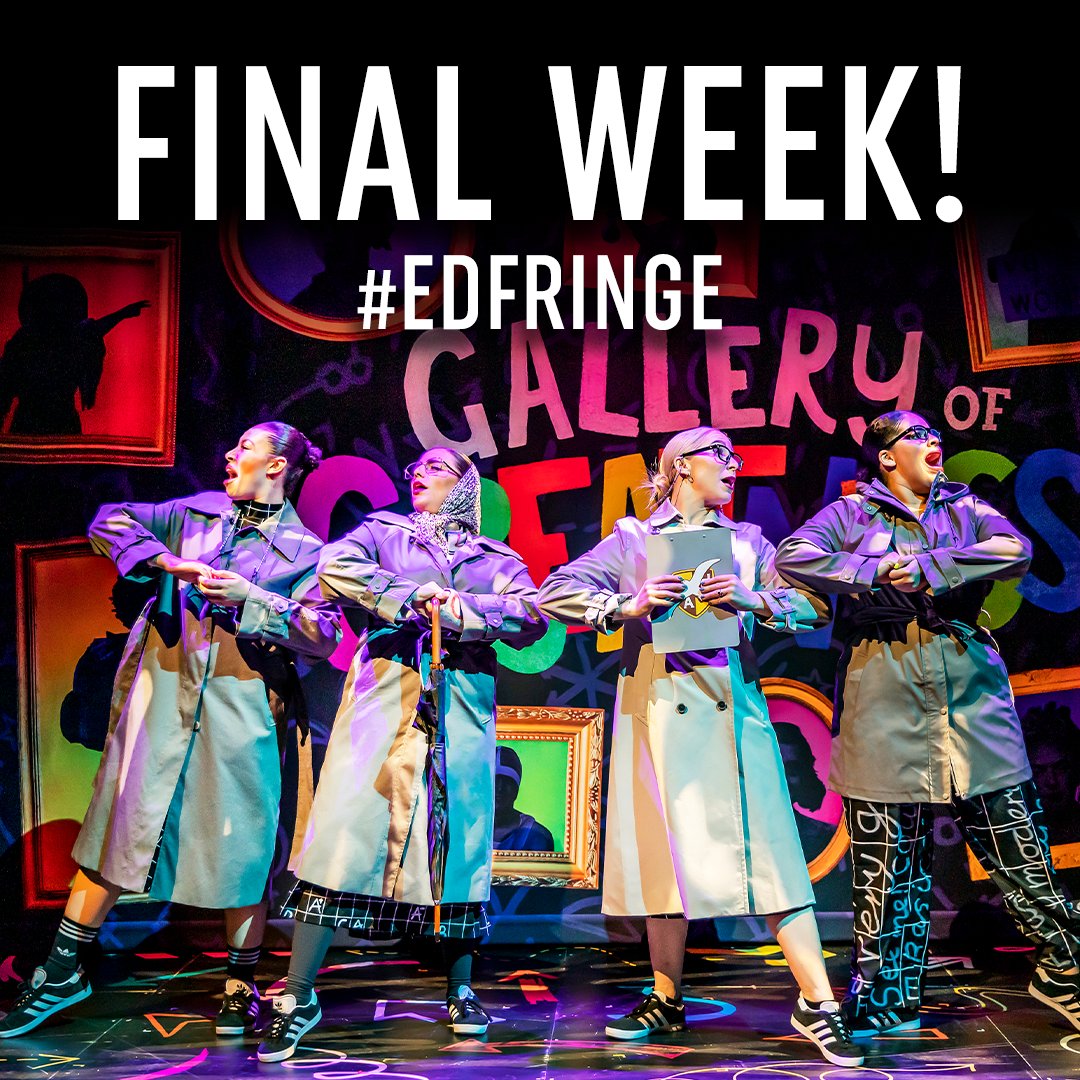 You only have ONE more week to see our show before we close our UK tour 😭 Don't miss us at the Edinburgh Festival Fringe ❤ 

#edfringe  #edfringe2022 #edinburgh #musicaltheatre #musical