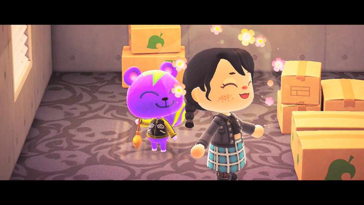 PoppaPercACNH's tweet photo. When Static moved in 😊💕

#acnhdreamie #ACNH #AnimalCrossing #static https://t.co/i0P2BAmZJC