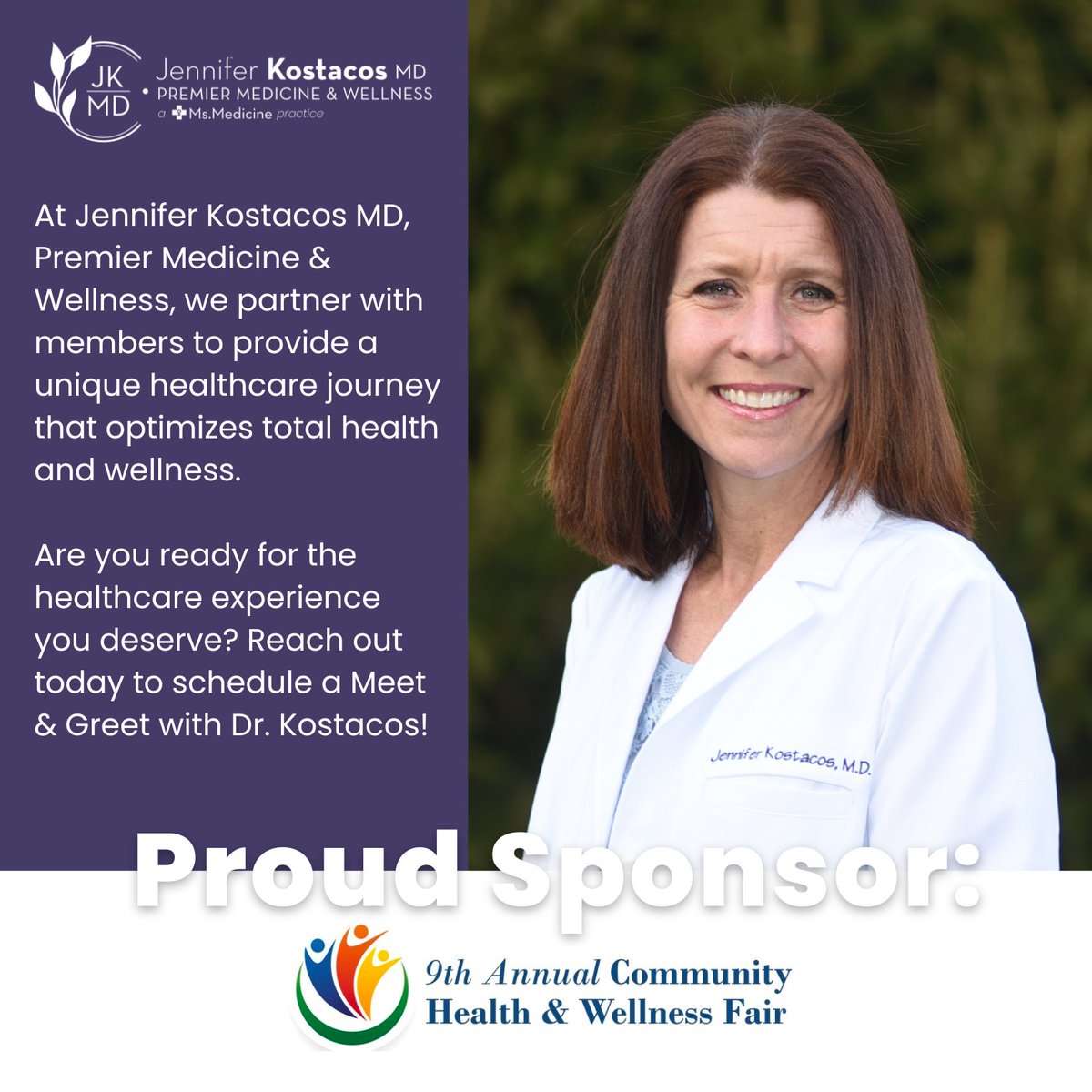 The Chamber of Commerce for Greater Montgomery Cty (@chambergmc) on Twitter photo Jennifer Kostacos, MD Premier Medicine & Wellness <a href="/MsMedicine/">Ms.Medicine</a> partners with members to provide a unique healthcare journey that optimizes total health and wellness.
Discover more about what Ms.Medicine has to offer this weekend at the 9th Annual Health & Wellness Fair on Aug. 27 Jennifer Kostacos, MD Premier Medicine & Wellness <a href="/MsMedicine/">Ms.Medicine</a> partners with members to provide a unique healthcare journey that optimizes total health and wellness.
Discover more about what Ms.Medicine has to offer this weekend at the 9th Annual Health & Wellness Fair on Aug. 27