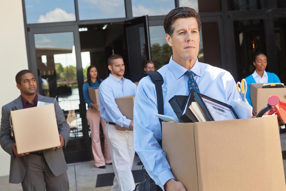 Forbes's tweet photo. A surprising new survey shows that half of U.S. companies are reducing, or plan to reduce, headcount. https://t.co/Am9YsW3aR8 https://t.co/WfNTAy4Ypp