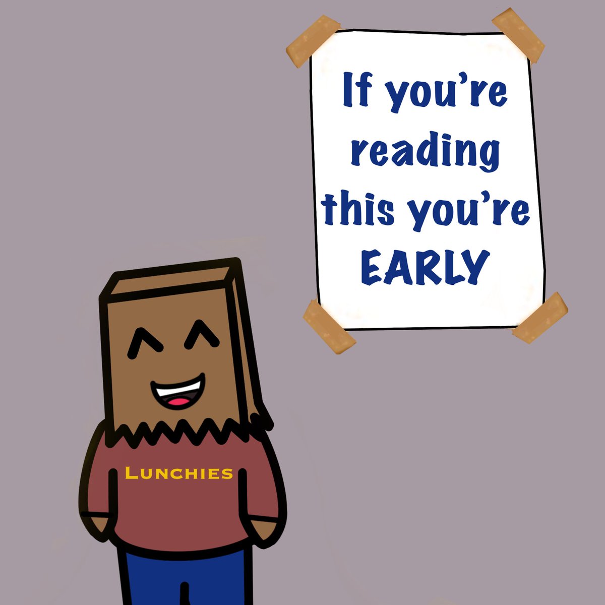 LunchiesNFT's tweet photo. Hey #lunchies fam 👋

Reminder: If you’re reading this you’re EARLY 😄

#NFTs #WAGMIARMY #wagmi #nftart $eth $sol #NFTdrops #nftarti̇st #y00ts #y00tlist #y00tsnft $nft #investmentideas #mtgcollector #ledgerwallet #EthCommunity #nftbooksarmy https://t.co/2GxQ2wt8RC