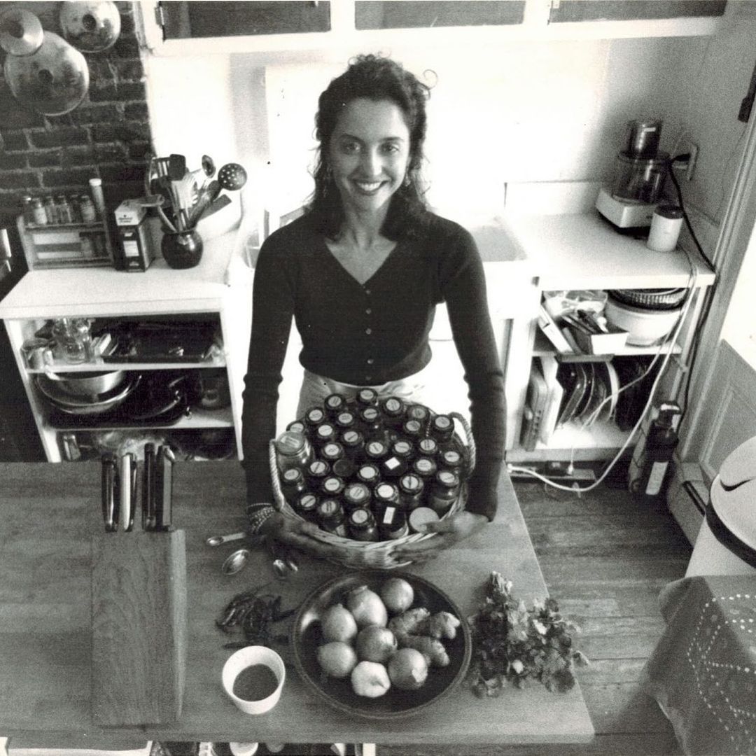 Photographer Dith Pran came to my apartment in 1977 in Hoboken, NJ and took this shot for a NYTimes article. I had just won the Julia Child award for Curried Flavors, and <a href="/SominiSengupta/">Somini Sengupta🥭</a> wrote a nice piece for the Food Section! This kitchen is where I did my recipe testing.