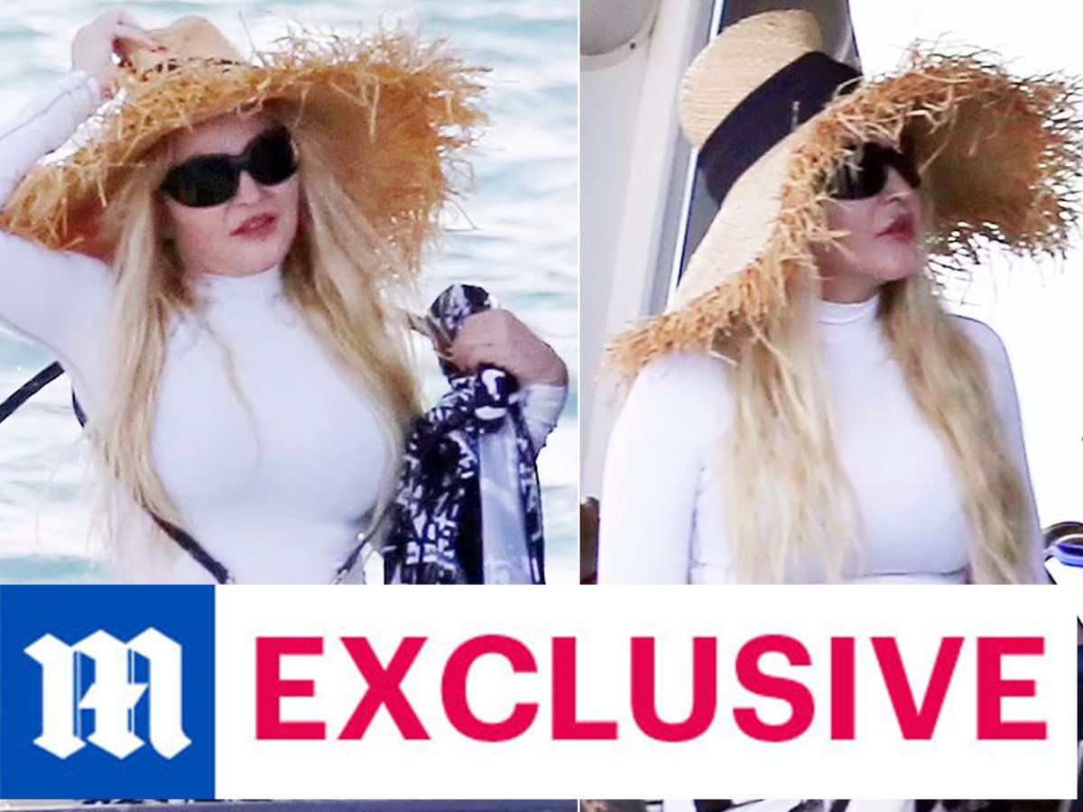 Madonna, 64, exhibits her smooth complexion on a lavish yacht during Taormina getaway trib.al/Tpplh4Q