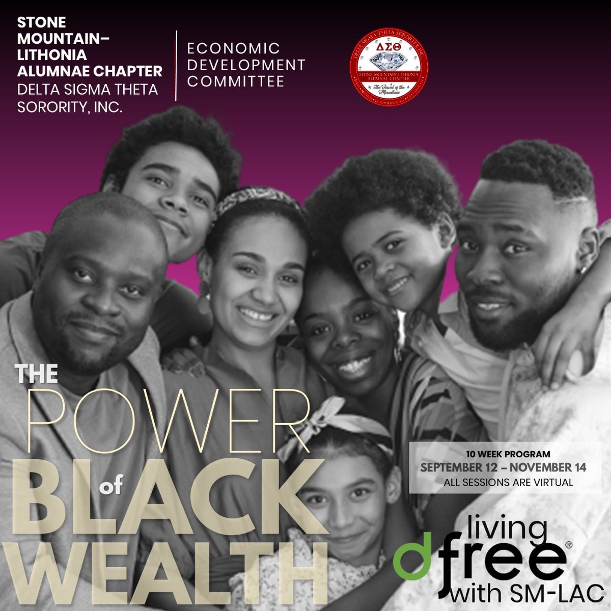 smlacdst's tweet photo. It's time to start your journey to financial freedom. Join us for a 10-week session each Monday, starting 10/12 - 11/14 from 7 - 8:30 pm.
Register here: https://t.co/PepRMniRHv
More info: economicdevelopment@smlacdst.org
#SMLACDST #TransformativeInService #blackwealth https://t.co/FbkGXPfpy4