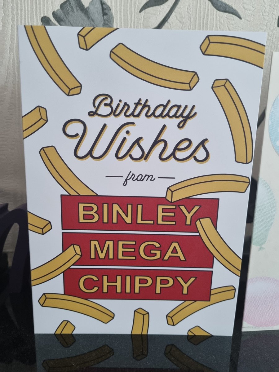 Incredible birthday card from @NintyDom2 🍟🍟<a href="/binleymegacov/">The Binley Mega Chippy Coventry</a>