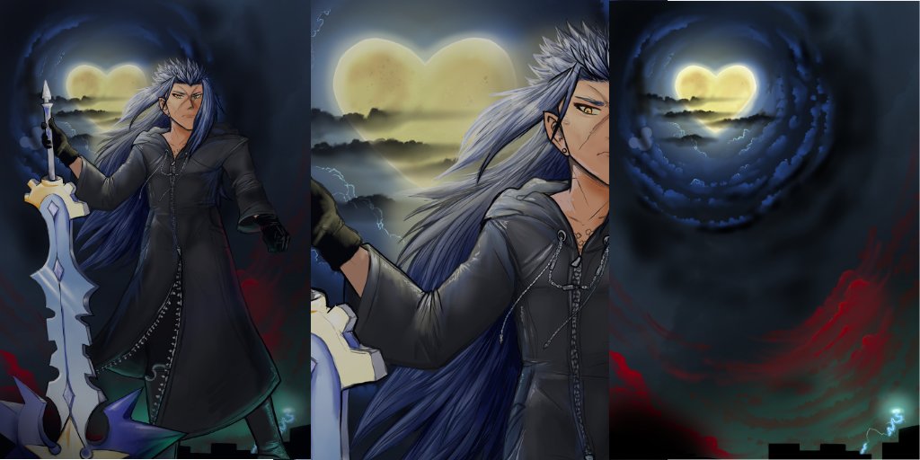 monstabrainsoup's tweet photo. So I'm a ding dong and I forgot to post my card for @SeekerSagaTarot featuring my Angry Werewolf Boy #Saix as the King of Hearts/Cups but here he is now!
#KingdomHearts #OrgXIII #organizationXIII #KH #tarot #digitalart #artistsontwitter https://t.co/AH1LzBeUFy