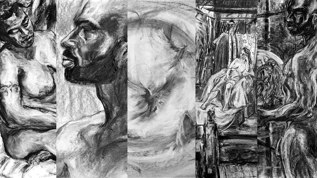 leocrane's tweet image. Tidied up my #charcoaldrawing collection on #tezos
Editions available from 2 tez @objktcom . Obvs it's all nudes or birds. Thanks to the wonderful #lifemodels who collaborate with me. Links &amp;amp; credits below 👇🧵