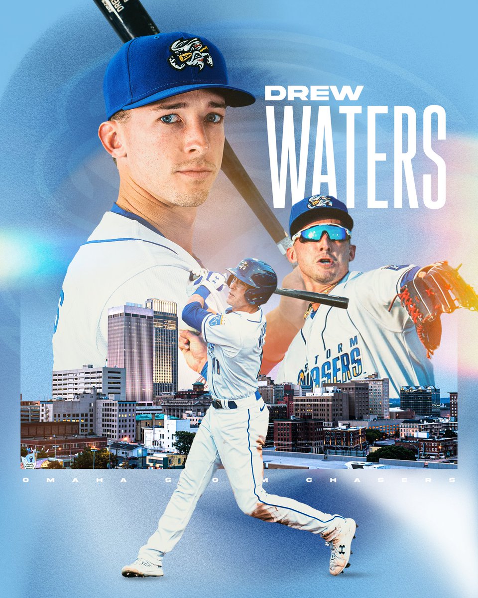The Show is getting a rush of Waters🌊

<a href="/dwaters121/">Drew Waters</a> is set to make his MLB debut today with the <a href="/Royals/">Kansas City Royals</a>! We couldn't be more proud and excited for him.

#ChasingRoyalty