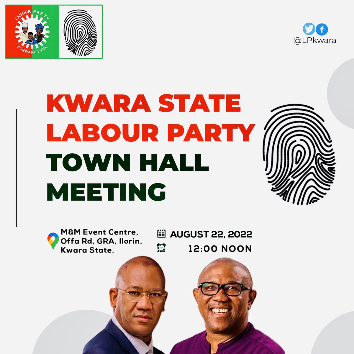 Kwara state @NgLabour  town hall meeting with all key stakeholders in the state.

Please if you reside in Kwara state, meet @kwaraforobi to be part of the process! Don't be a Sitdiwn set look🙏.. Get involve today!

#Obidatti023