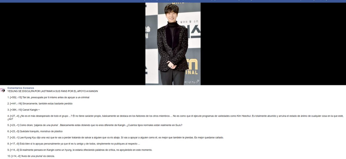 vlinder3ly's tweet photo. Para las #Babyelf que no entiende porque, se gano el repudio #KELF...Un ejemplo de cuando se fueron encima de #YEYE #yesung y esto es una de tanta cosas que han hecho contra ellos. Soy #ELFと繋がりたい desde hace 16 años, a mi me puede decir que no se de lo que hablo #suju https://t.co/W7GOwmuCat