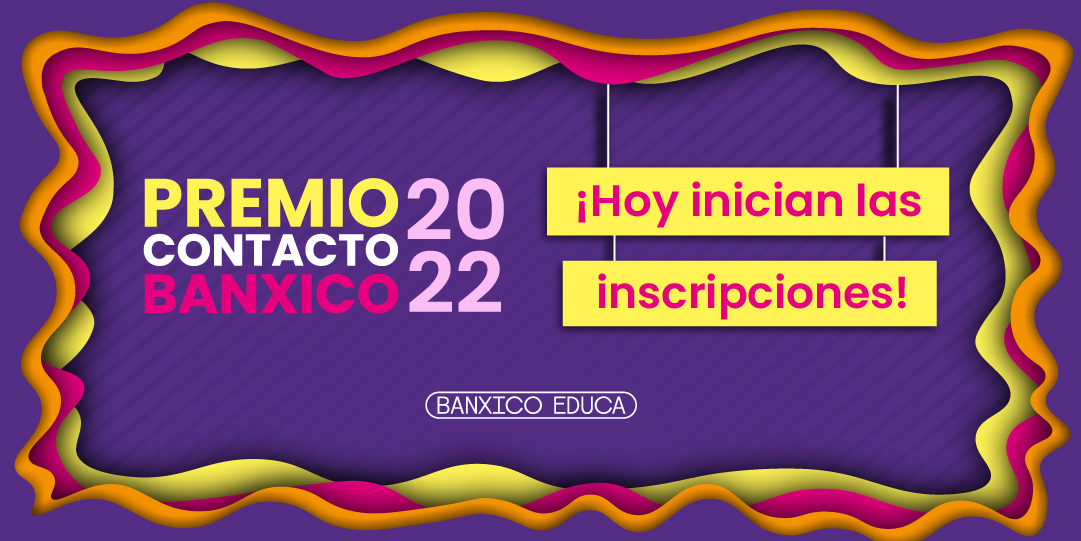 BanxicoEduca's tweet photo. ¡Es hoy! Inicio de inscripciones del #PremioContactoBanxico2022
Arma tu equipo y desarrollen un video o trabajo escrito con el tema: ¿Qué hace que funcione el dinero tanto en efectivo, como electrónico? La confianza
Consulta las bases: https://t.co/19IJpPi3mM
#PCB2022 https://t.co/cHRItxLN8F