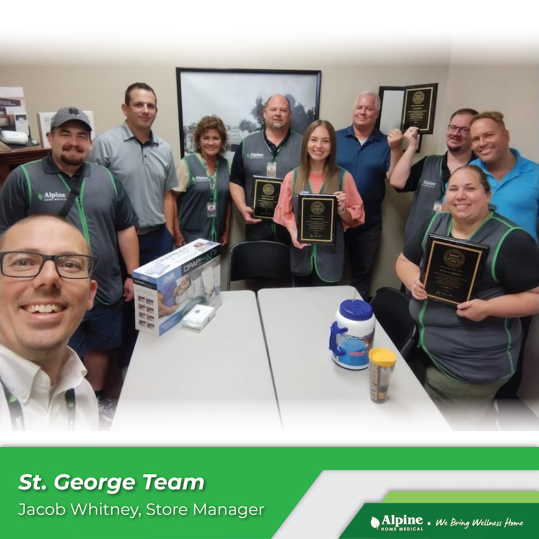 🚨STORE SPOTLIGHT!!🚨 Meet our amazing team down in our Saint George store. Together, they do incredible work helping you bring wellness home. Stop by our store and meet the team today! 

#AlpineHomeMedical #Utah #Idaho #SaintGeorge #WeBringWellnessHome #MedicalSupplies