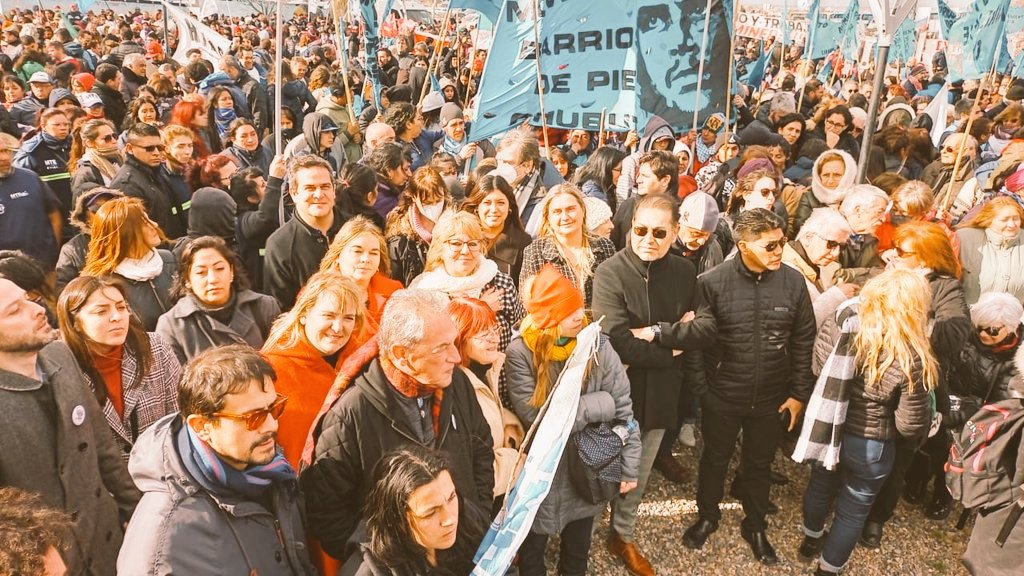 baskovcmariabel's tweet photo. En el Centro Cultural por la Memoria participamos del acto central a 50 años de la Masacre de #Trelew renovando el compromiso de seguir construyendo un país libre e igualitario siempre con Memoria, Verdad y Justicia. https://t.co/cLpdRMWznL