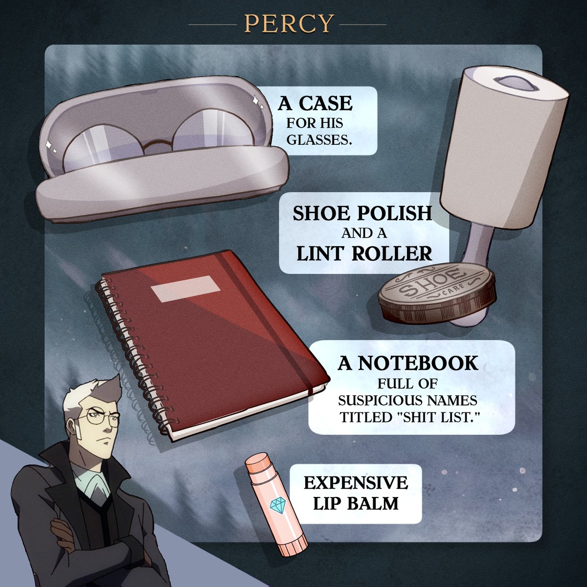CritRoleOnPrime's tweet photo. Only the essentials for this party. #TheLegendOfVoxMachina  @CriticalRole  @PrimeVideo https://t.co/zYohEWfgcp