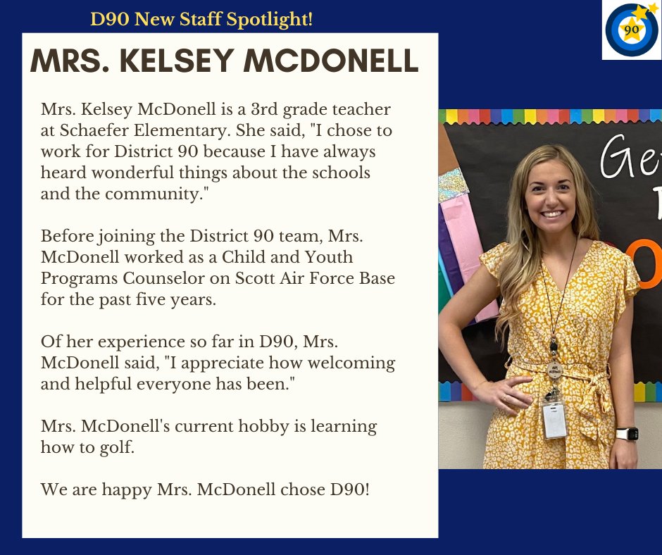 ofallon90's tweet photo. Help us welcome Mrs. McDonell! We're glad she chose D90!
#IchoseD90
#ofd90
#WelcomeToOurHouse https://t.co/XN6SdPqnMe