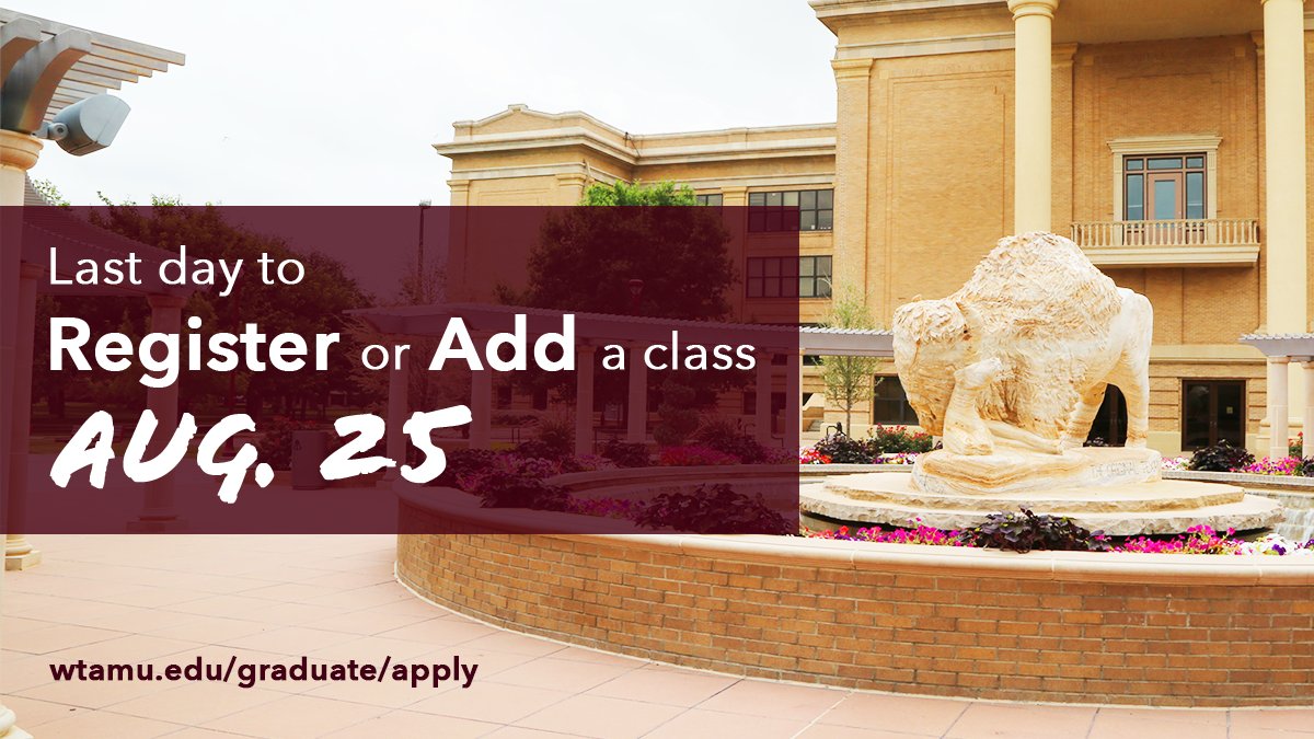 West Texas A&M University Graduate School (@wtgradschool) / Twitter