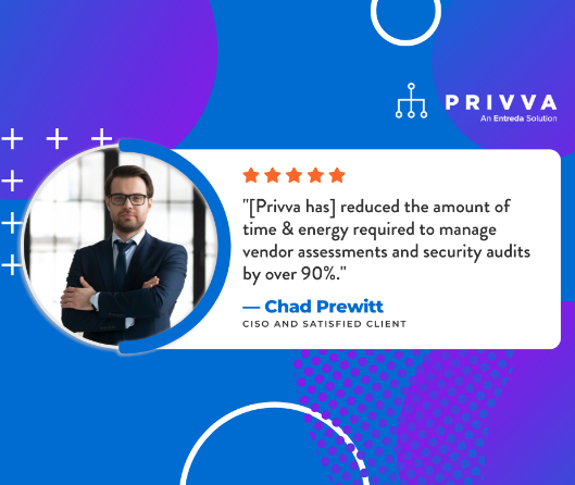 PrivvaInc's tweet photo. Real review from one of our satisfied clients. Experience the Privva difference – contact us to set up a risk-free trial and start protecting your organization’s most sensitive data today.

#vendorriskmanagement #TPRM #riskmanagementsoftware #thirdpartyrisk https://t.co/9Bk45MbQ3R
