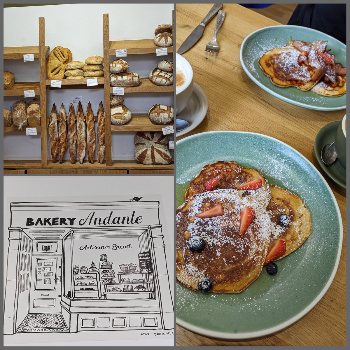 I_see_no_spider's tweet photo. Kicking off the week properly 🥞
and two fab shows...
🌟Joanna Neary, Wasp In A Cardigan @MsJoNeary  with the best fundraiser prop ever!♥️🐝🧥⛪
Strangely tempted to join the WI 🫖👀@StandComedyClub
#EdingburghFringe #EdFringe22
#MondayMotivation
#MondayVibes #Edinburgh https://t.co/C24Q2LGpUP