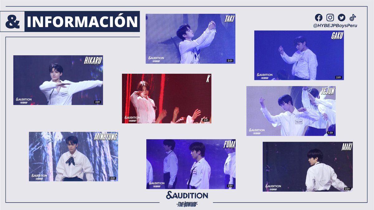 andTEAMPeru's tweet photo. ❪ YOUTUBE | 220822 ❫ @and_audition

El canal de HYBE LABELS+ ha subido fancams de #YEJUN #MINHYUNG #MAKI #HIKARU #GAKU #FUMA #TAKI #K para la presentación de "BLACK SWAN", reproduce y comparte.

🔗https://t.co/M8Zzax4EMk…

#andAUDITION
#TheHowlingIsComing 
©️ HYBEJPBoysPeru https://t.co/sNjoaDq0w7