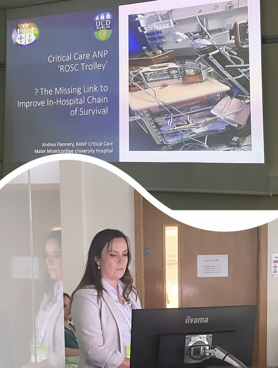 Amazing Oral Presentation by Critical Care ANP @CritCareFlan at @NPAPNDublin2022 international conference #ourmaterteam @MaterNursing @MaterTrauma @iaanmp