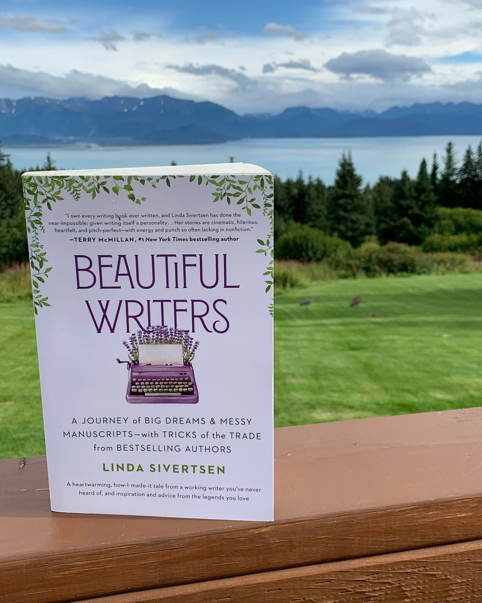 LindaSivertsen's tweet photo. Alaska! I can’t even. I’m thinking my friends at @FSC_US would appreciate this backdrop! I wish I were there, #PattiMinnis! 💚💜 #beautifulwritersbook #fscpaper #sustainablepaper https://t.co/FAhoxI756K