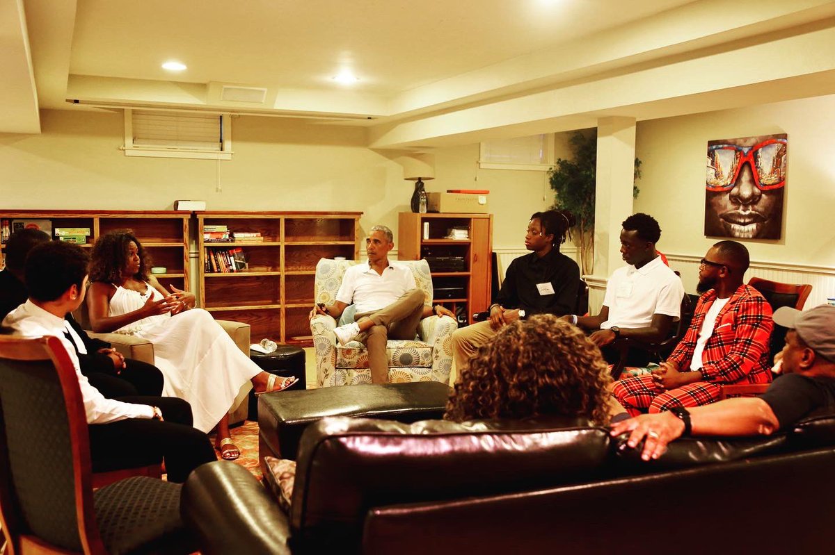 James Mackey (@mrjamesmackey) on Twitter photo 3 yrs ago today,I had the pleasure of mentoring 4 young men for 2 weeks in <a href="/marthasvineyard/">marthasvineyard</a> & we had the opportunity to meet w/ <a href="/BarackObama/">Barack Obama</a> & <a href="/MichelleObama/">Michelle Obama</a>. I had the honor of facilitating this intimate convo that was only supposed to last 30mins; ending an extra 2hrs later!! 3 yrs ago today,I had the pleasure of mentoring 4 young men for 2 weeks in <a href="/marthasvineyard/">marthasvineyard</a> & we had the opportunity to meet w/ <a href="/BarackObama/">Barack Obama</a> & <a href="/MichelleObama/">Michelle Obama</a>. I had the honor of facilitating this intimate convo that was only supposed to last 30mins; ending an extra 2hrs later!!