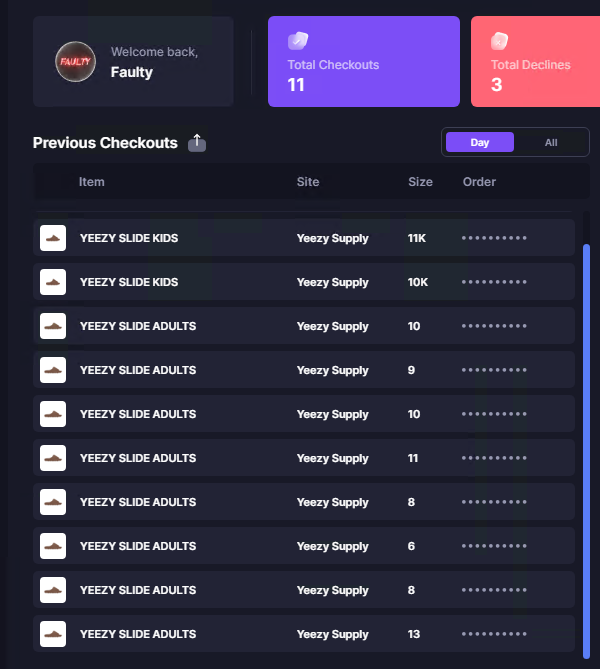 🤖 - <a href="/ValorAIO/">Valor</a>
⚡️ - <a href="/FNFISP/">FNFISP</a> <a href="/LiveProxies/">Live Proxies</a> <a href="/Hex_Proxy/">Hex Proxies</a>
 🏘 - <a href="/KckdNotify/">Kckd Notify</a> <a href="/pluto_alerts/">PLUTO ALERTS</a> <a href="/SoleSocietyVIP/">SoleSociety</a>