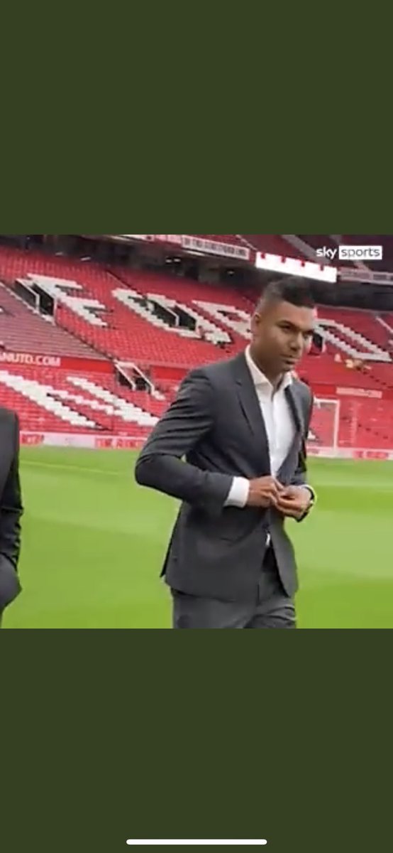 Psalmywise01's tweet photo. Finally at old Trafford @casemiro, can't wait to see him on the pitch in red shirt.

#MUFC https://t.co/NB0lhOTN9i