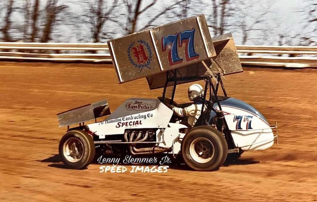 hosehead33's tweet image. Today's Photo of the Day features Lynn Paxton driving the big block powered Al Hamilton #77 @WilliamsGrove  Speedway during the 1982 season.

📸 Lenny Slemmer Jr

All the News that's fit to Sprint. Hoseheads.com
