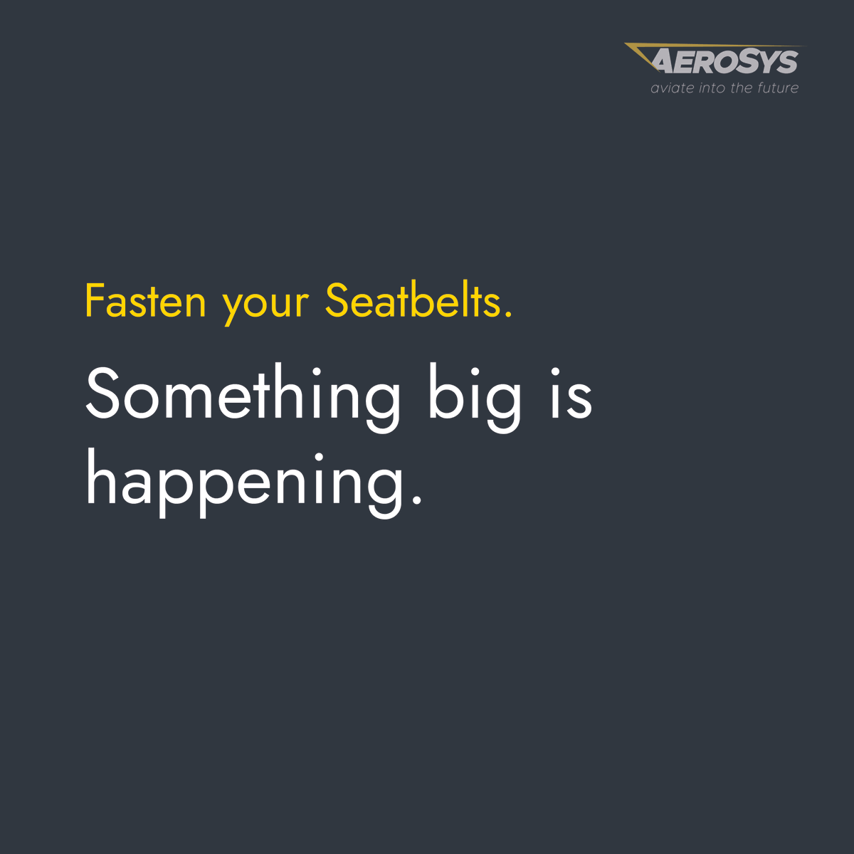 AeroSys_Group's tweet photo. Get prepared for some changes on Wednesday! 

#aviation #copilot #aviate #innovation #journey #avgeek #pilot #crew #flying https://t.co/78RTO9MYPS