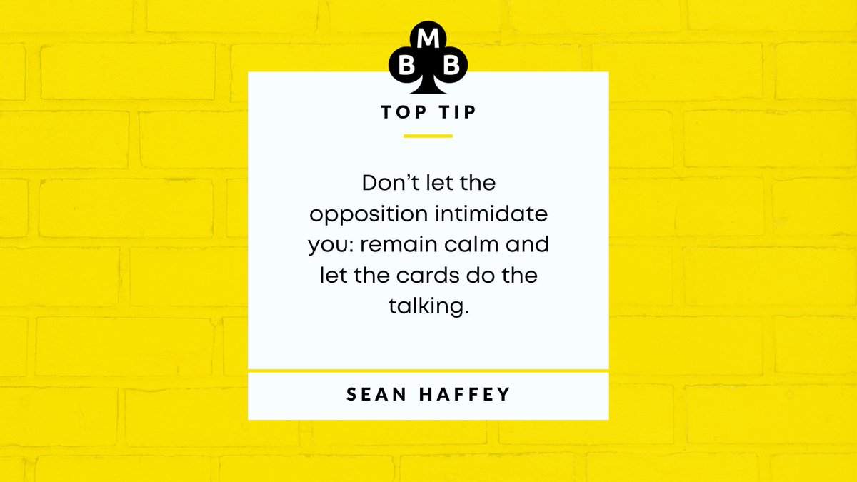 bernard_magee's tweet photo. Love this tip from Sean, keep your cool at all times.  You never want them to know your next move!! 

#bridgetips #learnbridge #bernardmageebridge https://t.co/Cqf47QA30I