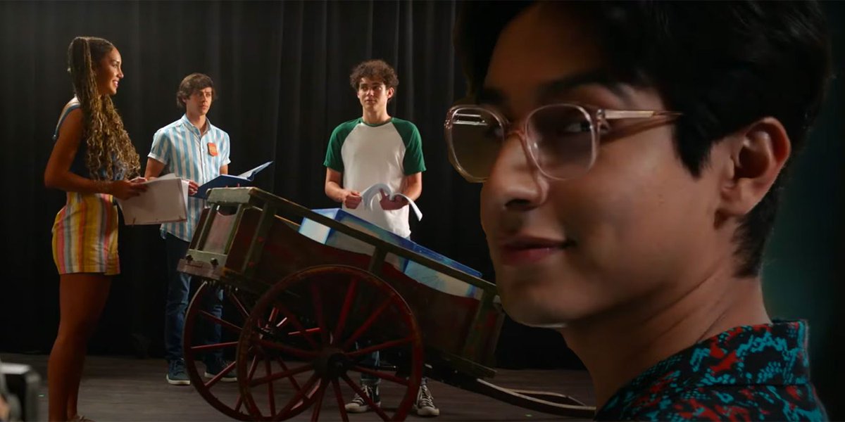 screenrant's tweet image. Check out an EXCLUSIVE clip from this week's episode of #HSMTMTS, in which @MrFrankieAR's Carlos goes full Real Housewives to help the Wildcats impress Corbin Bleu and save Camp Shallow's reality show! (Frozen: The Musical: The Series, perhaps?) buff.ly/3QJOBm5