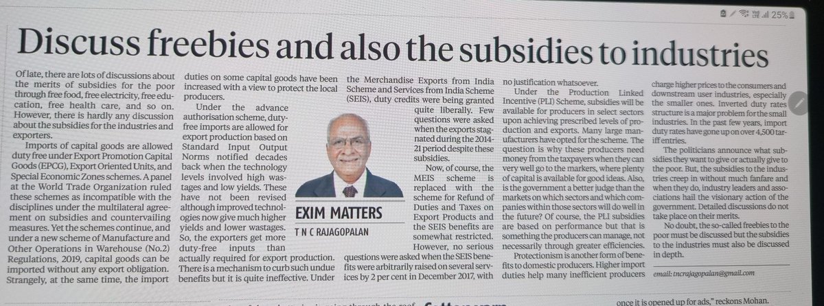 pbmohota's tweet photo. @tncraj .. Most absurd article by a renowned consultant who i regularly follow https://t.co/HpgqMavqGu