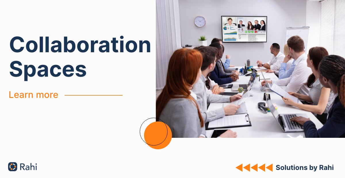 Rahi_Systems's tweet image. Maximize #productivity with #collaborationspaces solutions!
Selecting the incorrect products and services might result in lower productivity. How can an A/V system be designed to promote collaboration engagement results? Learn more: hubs.li/Q01kDg6w0

#Rahi #Workplace #AV