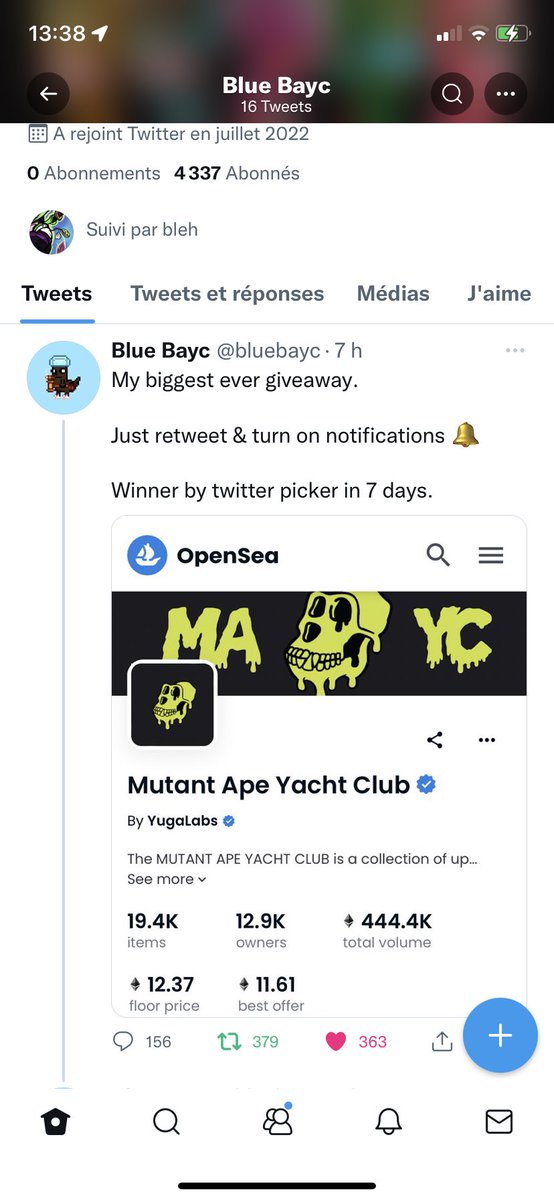 Intergalaktico's tweet photo. @bluebayc https://t.co/p6LguDypCa