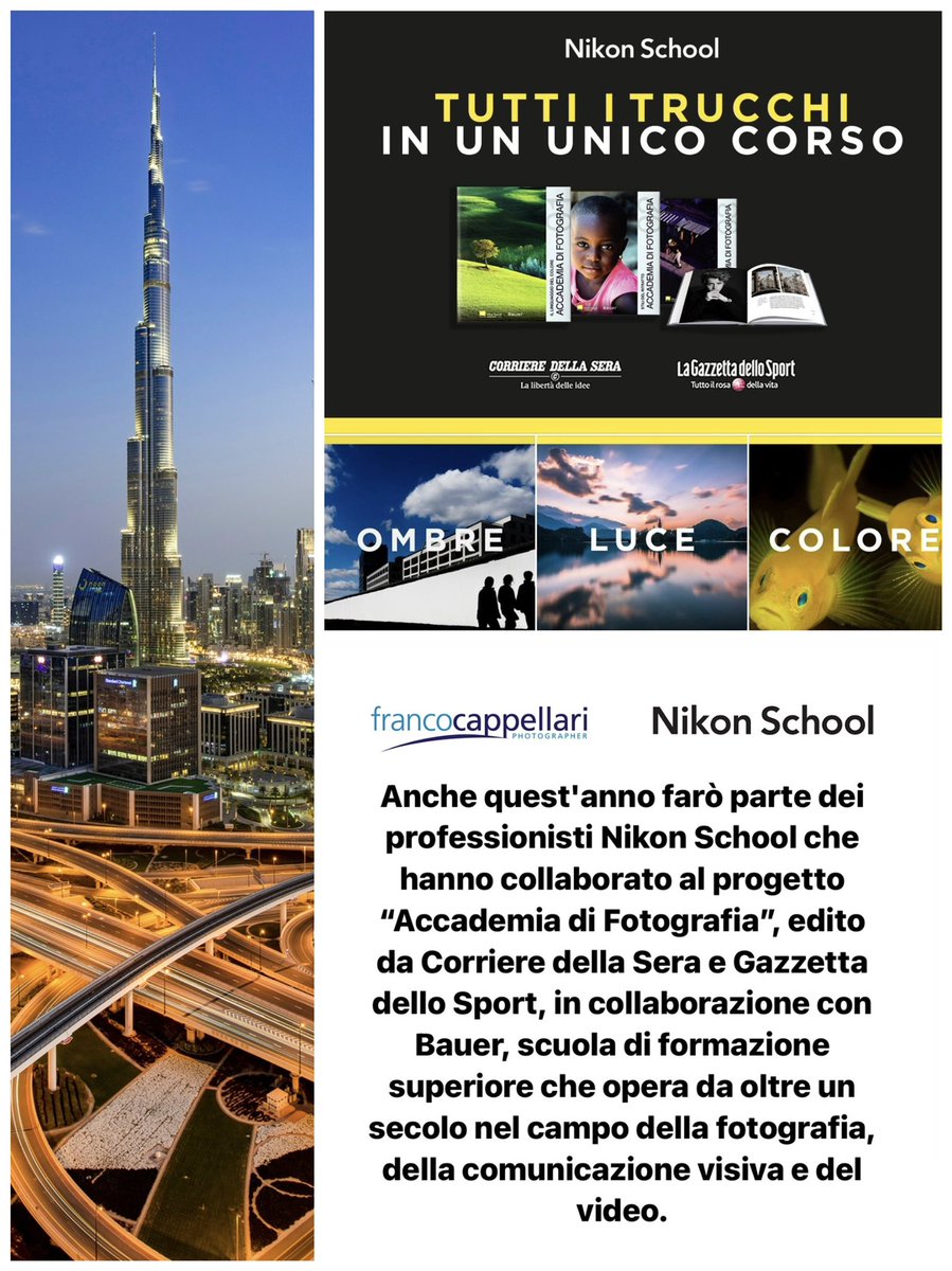 Accademia della Fotografia <a href="/NikonProEurope/">Nikon Pro</a> @nikonitalia <a href="/NikonEurope/">NikonEurope</a> <a href="/fotografia/">ANA SOFIA FRANCISCO</a> <a href="/Corriere/">Corriere della Sera</a> <a href="/Gazzetta_it/">La Gazzetta dello Sport</a> <a href="/socialmiliac/">Roberto Miliacca</a> <a href="/morgan6214/">Mauro Cappellari</a>